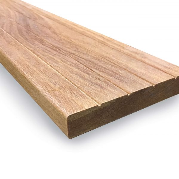 Yellow Cumaru Grooved Deck Board